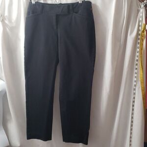 White House Black Market. EUC. Slim Ankle Black Chino Jeans. Size 10.
